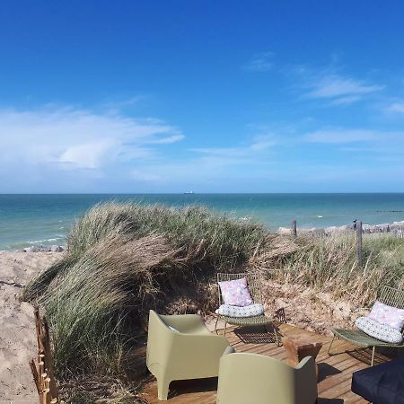 Sangatte " Les Terrasses" Maison Front De Mer Les Pieds Dans L'Eau Pleine De Charme Cap Blanc Nez Cote D'Opale Exterior foto