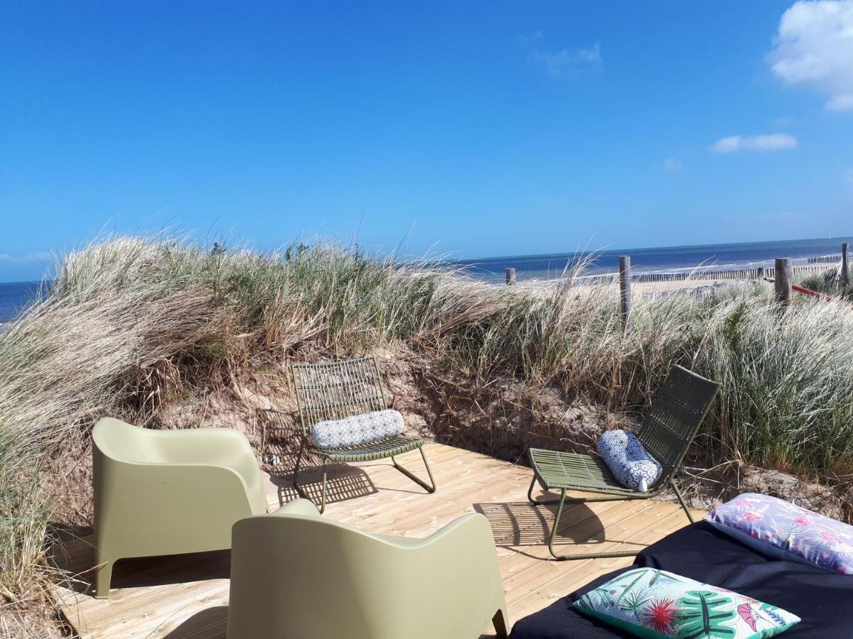 Sangatte " Les Terrasses" Maison Front De Mer Les Pieds Dans L'Eau Pleine De Charme Cap Blanc Nez Cote D'Opale Exterior foto